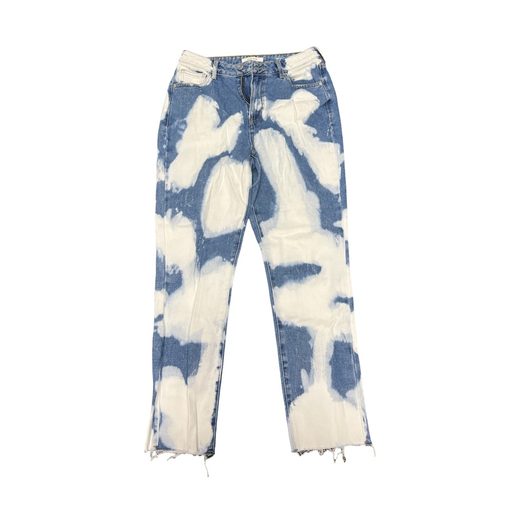 Bleached mom jeans